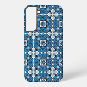 Coque Samsung Galaxy Carreaux Méditerranéens, Portugais, Azulejo, Majol