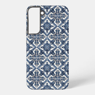 Coque Samsung Galaxy Carreaux méditerranéens, portugais, Azulejo, Majol