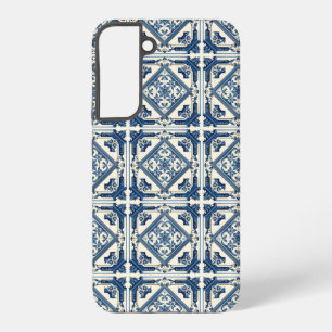 Coque Samsung Galaxy Carreaux Méditerranéens, Portugais, Azulejo, Majol