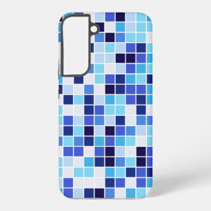 Coque Samsung Galaxy Carrelage de la piscine, Carrelage en mosaïque ble