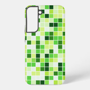Coque Samsung Galaxy Carrelage de piscine, Carrelage en mosaïque verte,