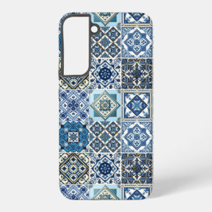 Coque Samsung Galaxy Carrelage méditerranéen, Portugais, Azulejo, Majol