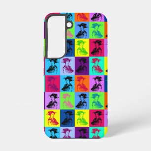 Coque Samsung Galaxy Carrés Pop Geisha