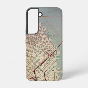 Coque Samsung Galaxy Carte topographique d'East San Francisco