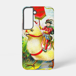Coque Samsung Galaxy Cartes de Pâques fantaisistes : Cavalier sur un po