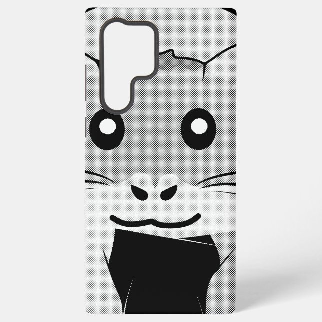 Coque Samsung Galaxy Cartoon Hamster Scarfed Joy (Verso)