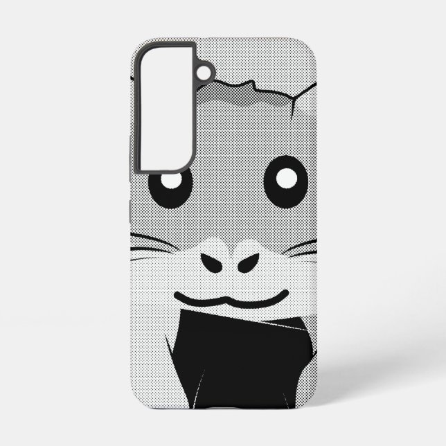 Coque Samsung Galaxy Cartoon Hamster Scarfed Joy (Verso)