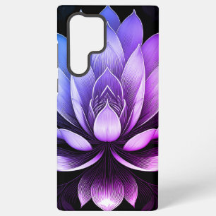 Coque Samsung Galaxy cas téléphonique Lilly violet