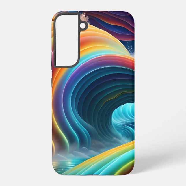 Coque Samsung Galaxy Cascade arc-en-ciel lumineuse gracieuse (Verso)