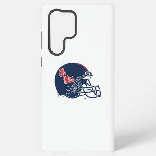 Coque Samsung Galaxy Casque Ole Miss Football   bleu foncé