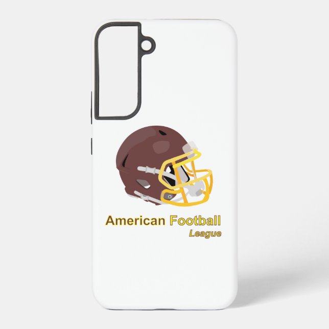 Coque Samsung Galaxy Casque utilisé dans le football américain (Verso)