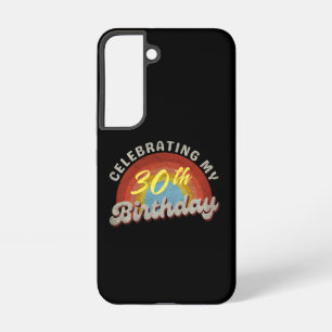 COQUE SAMSUNG GALAXY CÉLÉBRANT D'ANNIVERSAIRE BRANCHÉ FÊTANT MON ANNIVE