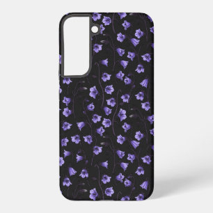 Coque Samsung Galaxy Cellules bleues de minuit, cloches, Bellflowers