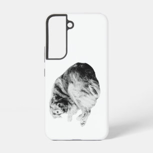 Coque Samsung Galaxy Cercle duveteux, Bouclier doux