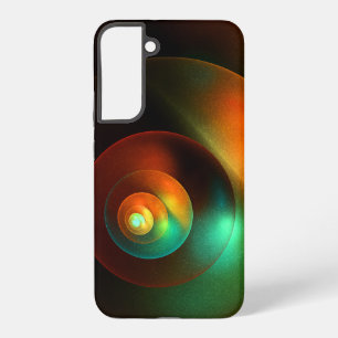 Coque Samsung Galaxy Cercles Colorés Moderne Motif d'Art Abstrait #18