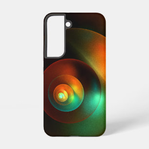 Coque Samsung Galaxy Cercles Colorés Moderne Motif d'Art Abstrait #18
