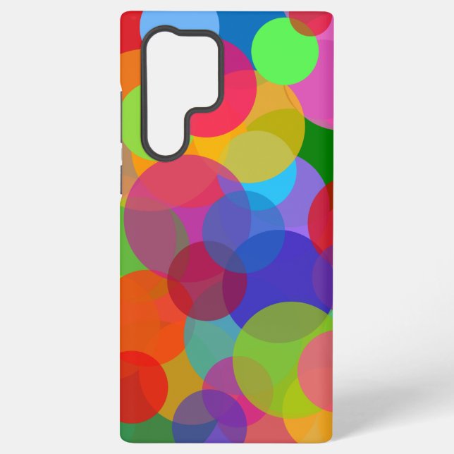 Coque Samsung Galaxy Cercles & Points (Verso)