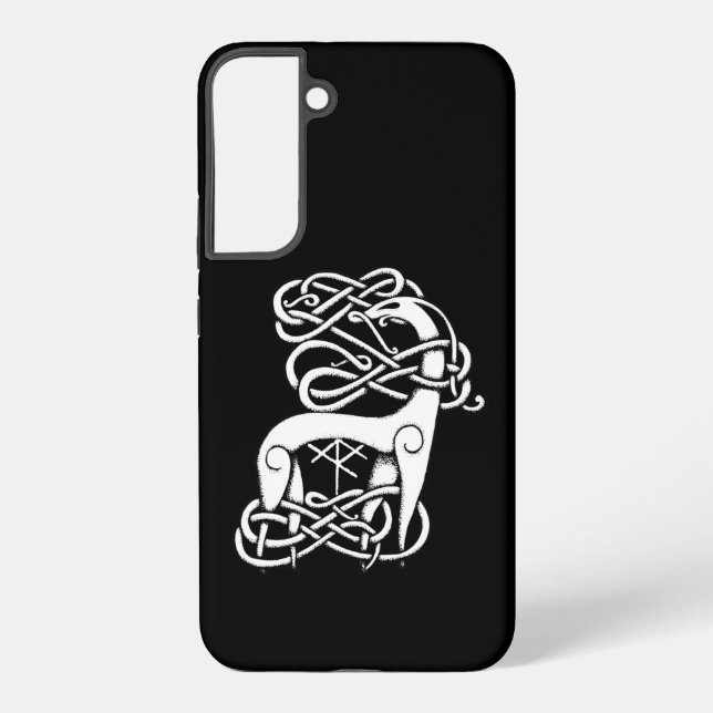 Coque Samsung Galaxy Cerf céleste/nordique (Verso)