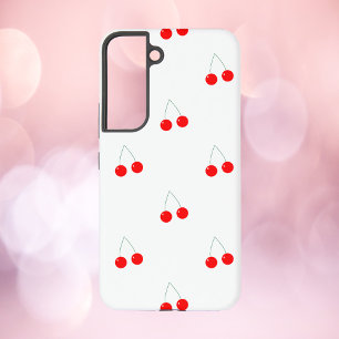 Coque Samsung Galaxy Cerises motif rouge