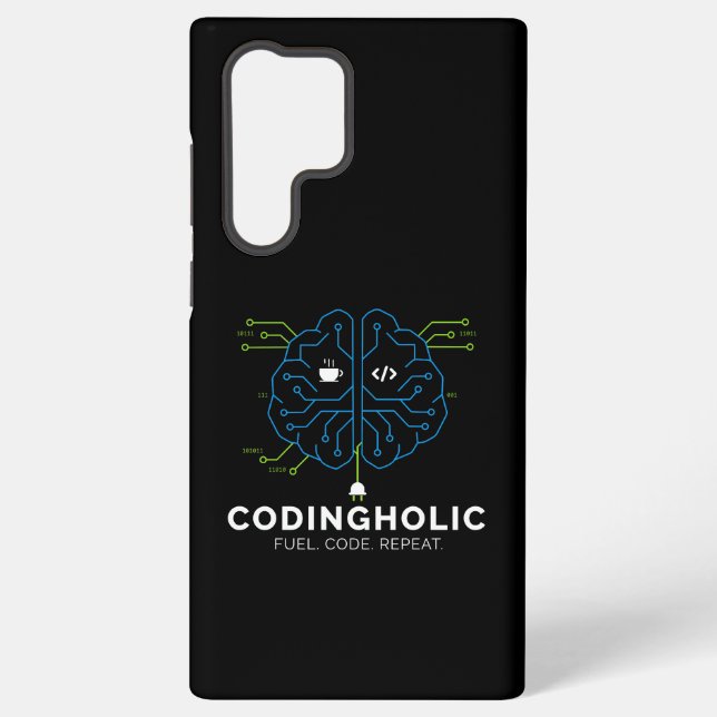 Coque Samsung Galaxy Cerveau Technologique Codage Pour Développeurs et  (Verso)