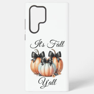 Coque Samsung Galaxy C'est l'automne vous tous : citrouilles pastel