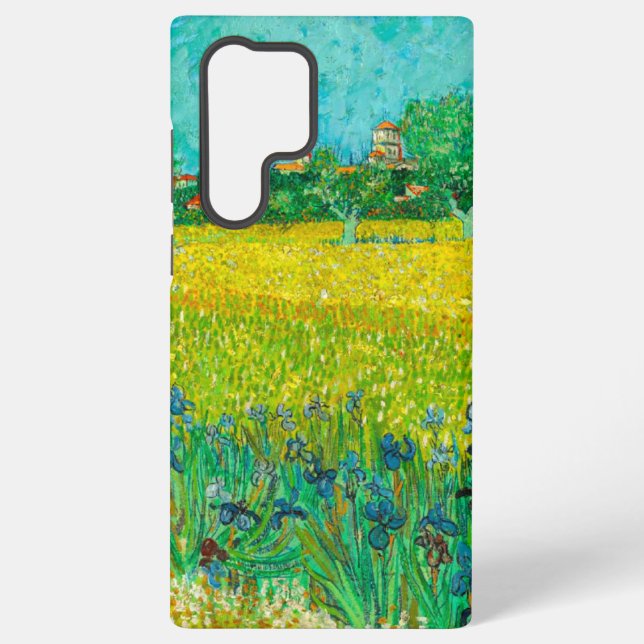 Coque Samsung Galaxy Champ Van Gogh avec Irises près d'Arles (Verso)