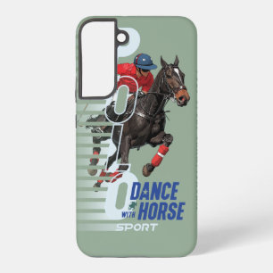 Coque Samsung Galaxy Championnat de Polo Cavalier de Danse avec Cheval