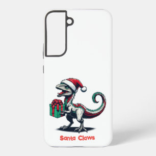 Coque Samsung Galaxy Chapeau de Noël de Santa raptor