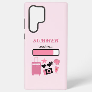Coque Samsung Galaxy Chargement d'été Rose