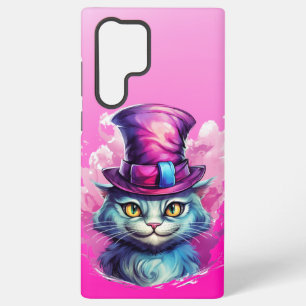 Coque Samsung Galaxy Chat de Cheshire Inspiré d'Alice au Pays des Merve