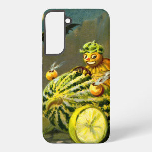 Coque Samsung Galaxy Chat et sorcière vintage d'Halloween noir