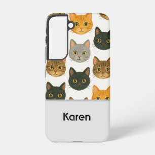 Coque Samsung Galaxy Chat mignon personnalisé