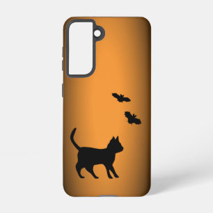 Coque Samsung Galaxy Chat noir avec chauve-souris