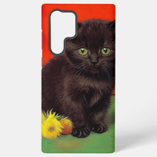 Coque Samsung Galaxy Chat noir de style Van Gogh
