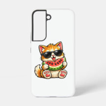 Chat pastèque cool