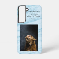 Chats nous choisissent fond en marbre bleu samsung