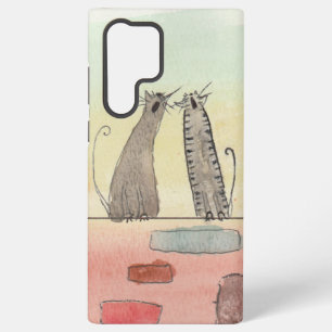 Coque Samsung Galaxy Chats Watercolor Alley