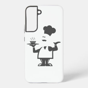 Coque Samsung Galaxy Chef tenant un bol de soupe