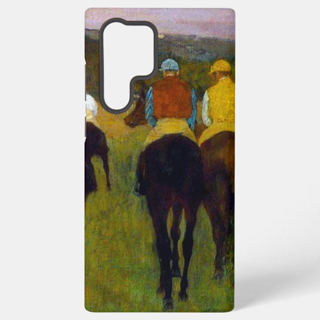 Coque Samsung Galaxy Chevaux de course Edgar Degas à Longchamp (Verso)