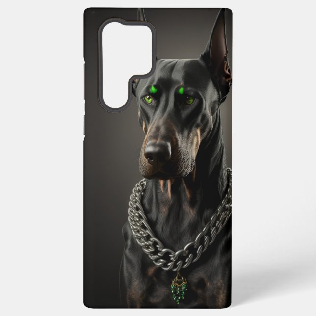 Coque Samsung Galaxy Chien - Boîtier téléphonique Samsung - Dobermann (Verso)