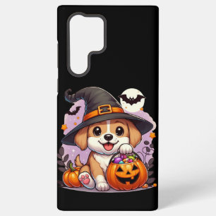 Coque Samsung Galaxy Chien/chiot mignon d'Halloween