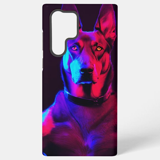 Coque Samsung Galaxy chien de gangster (Verso)