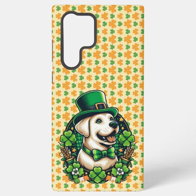 Coque Samsung Galaxy Chien mignon de la Saint Patrick (Verso)
