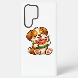Coque Samsung Galaxy Chien mignon pastèque