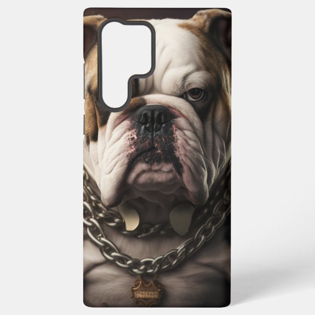 Coque Samsung Galaxy Chien - Samsung Phone Case - Bulldog (Verso)
