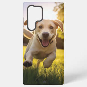 Coque Samsung Galaxy Chiot Labrador Heureux qui Court 