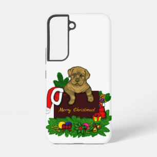 Coque Samsung Galaxy Chiots de Noël