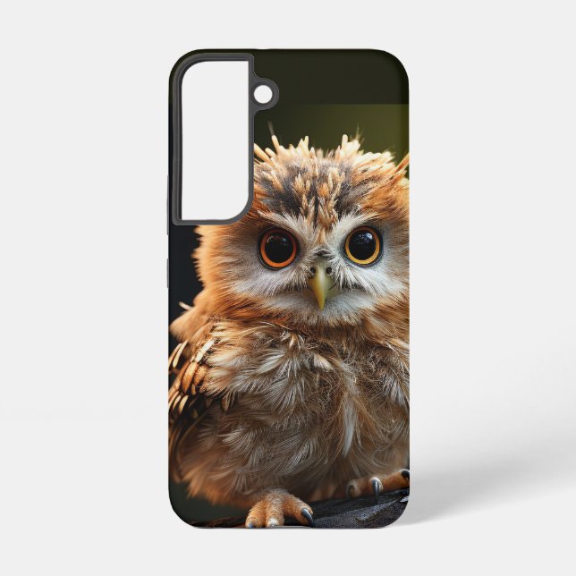 Coque Samsung Galaxy Chouette Bébé Oiseau Nature Animal Humour Art (Verso)