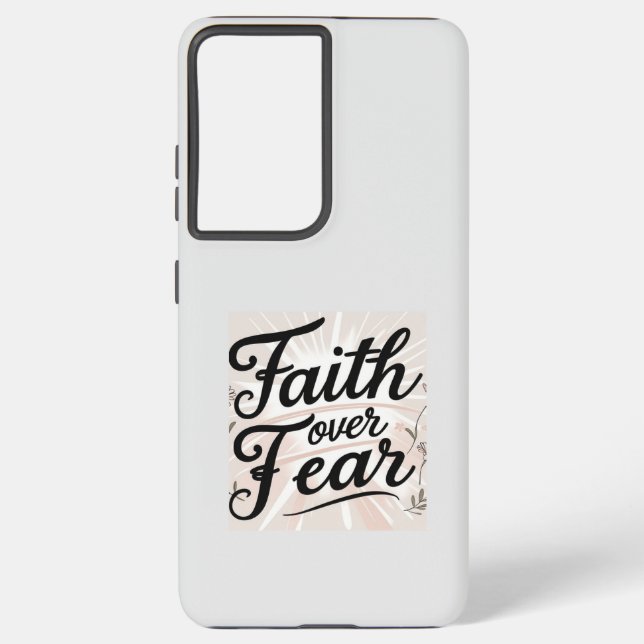 Coque Samsung Galaxy  Christmas Ornament Faith Inspired (Verso)