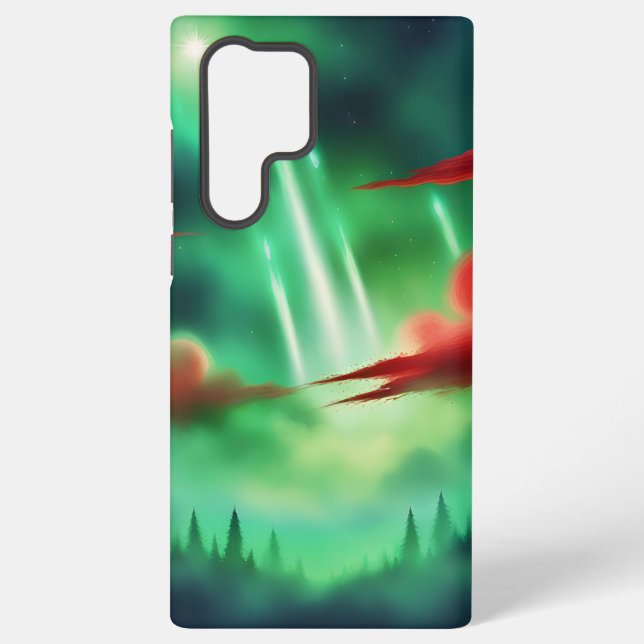 Coque Samsung Galaxy ciel vert (Verso)